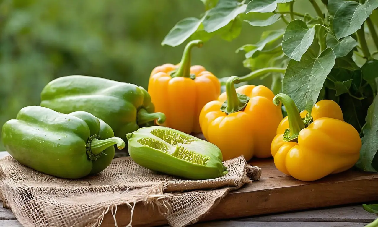 Chayote fresco en un entorno agrícola vibrante