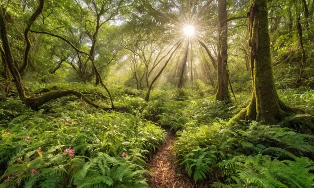 Selva vibrante llena de vida y biodiversidad