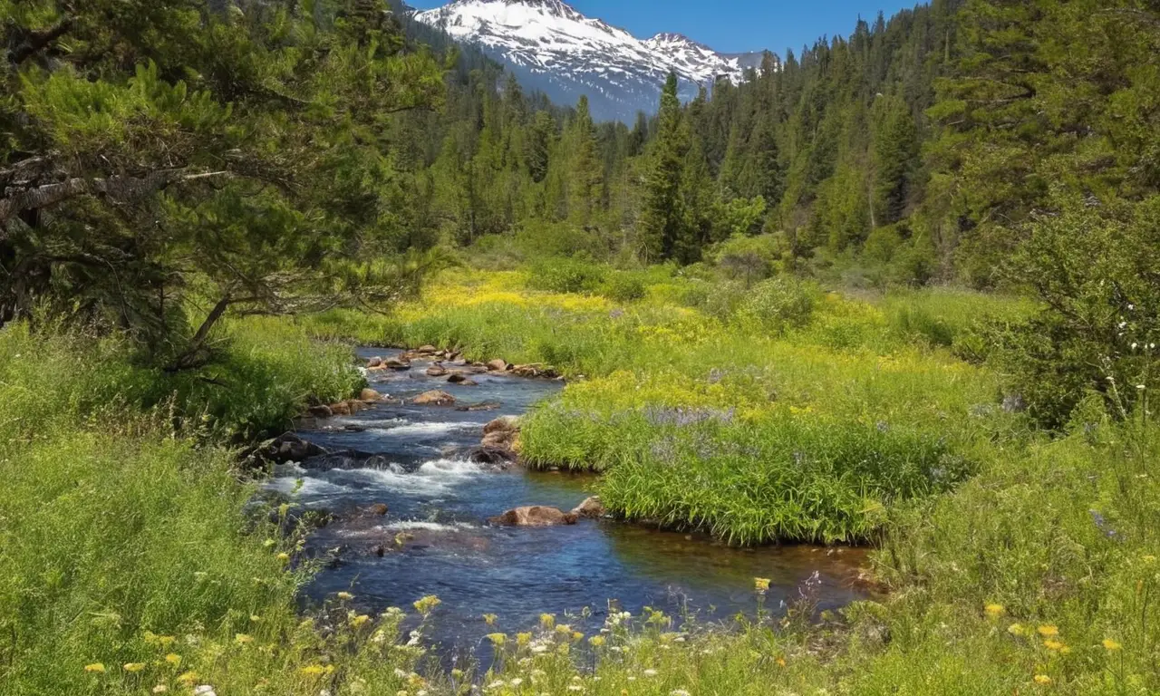 Naturaleza rica y vibrante en armonía