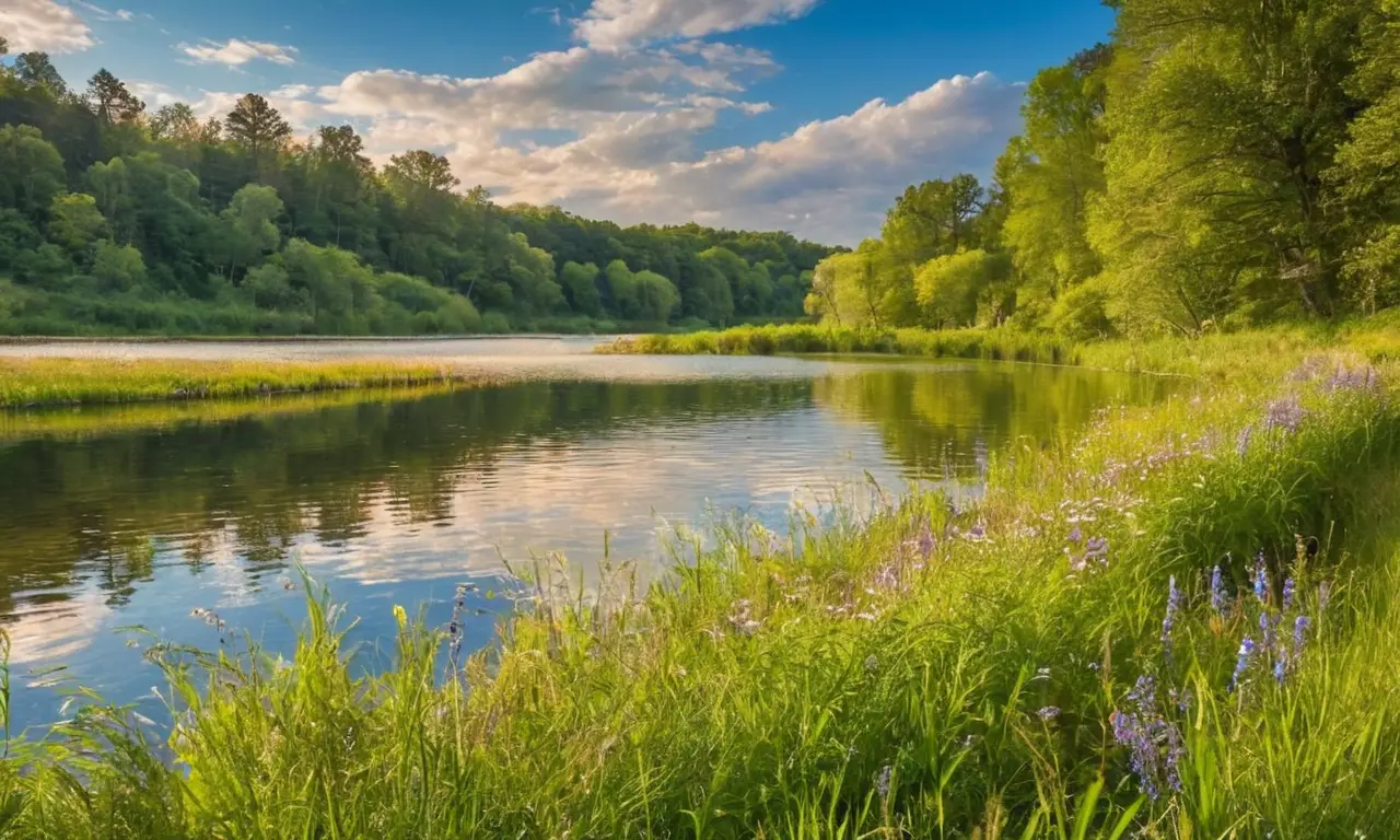 Un paisaje natural vibrante y sereno