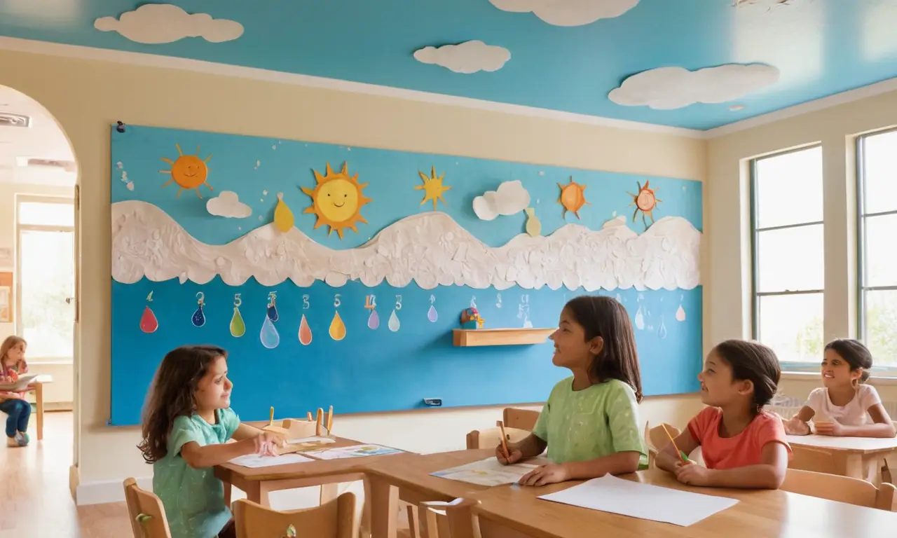 Aula luminosa que inspira curiosidad infantil