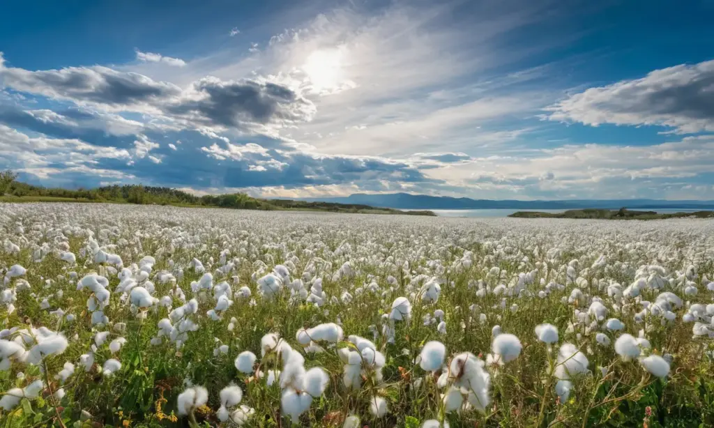 Nubes cirrocúmulus adornan un cielo sereno