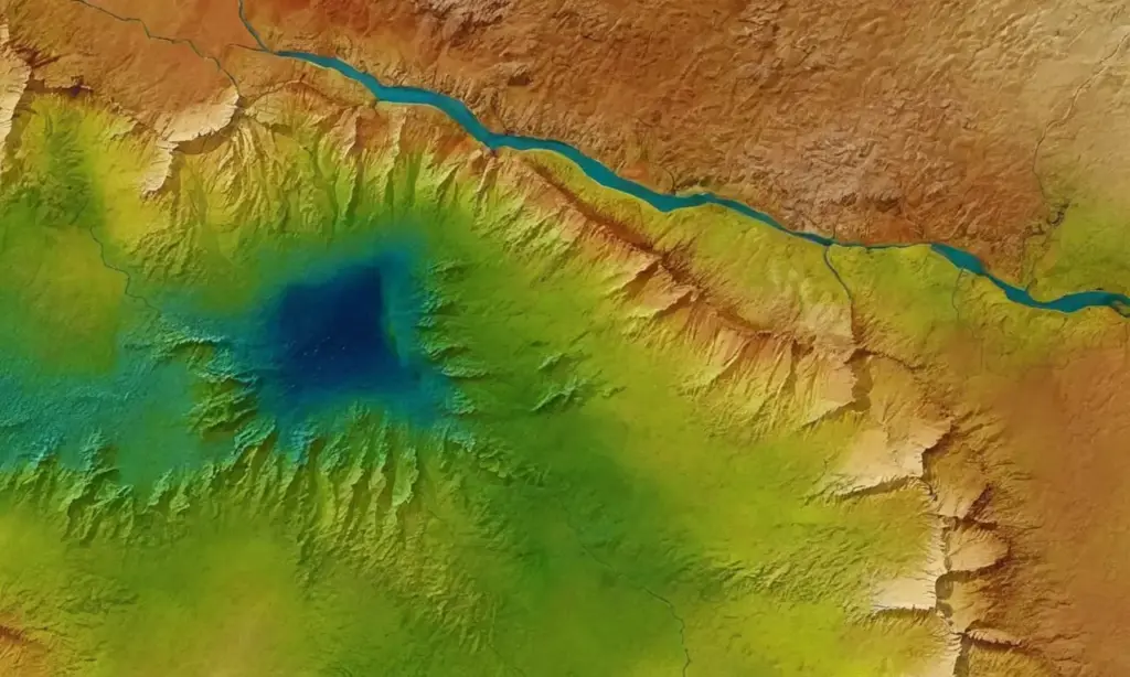 Mapa topográfico detallado de climas de Ecuador
