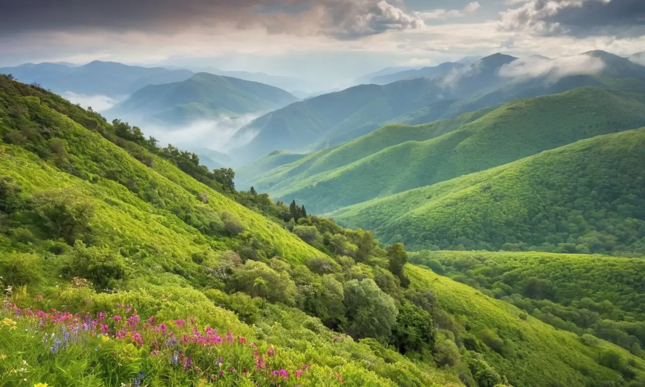 Naturaleza exuberante y tranquila llena de vida