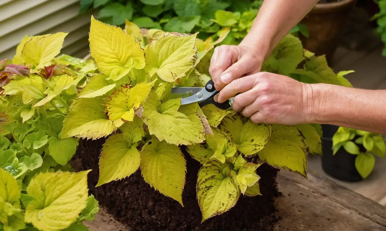 Coleus vibrantes crean un jardín armonioso