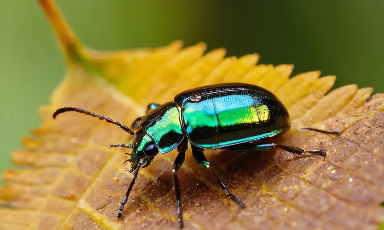 Escena vibrante de insectos en su entorno