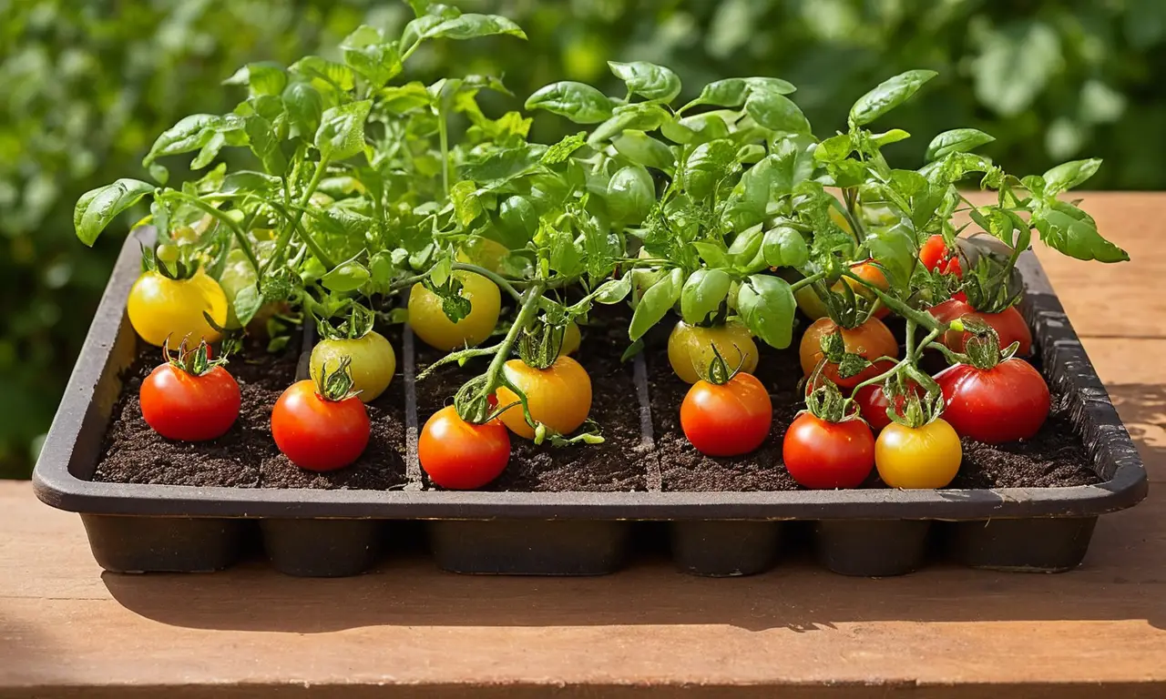 Semillas verdes crecen en un ambiente natural