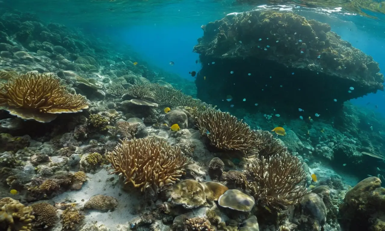 Paisaje submarino vibrante y lleno de vida