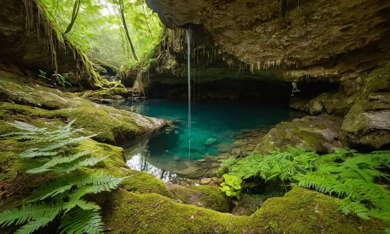Un bosque denso revela un mundo oculto