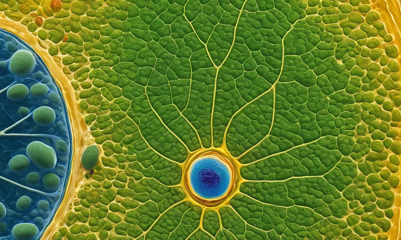 Comparación visual entre células animal y vegetal
