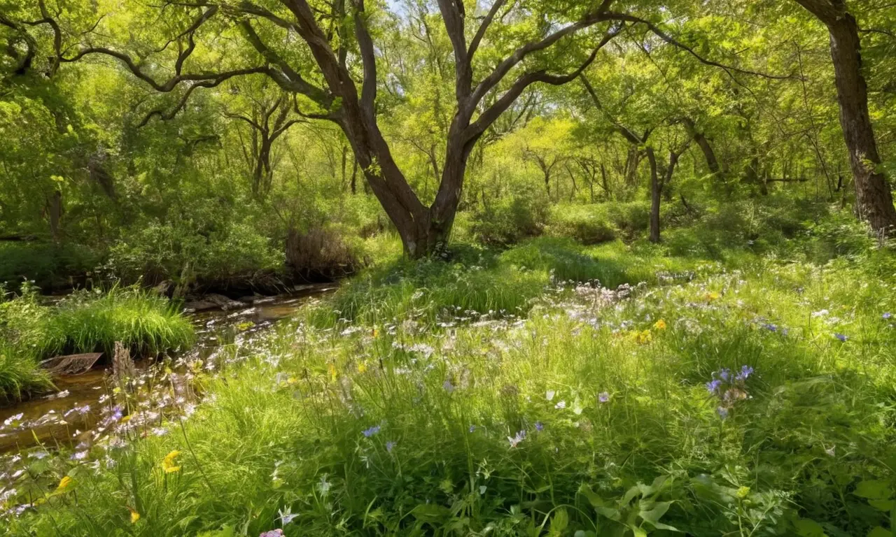 Ecosistema vibrante con rica biodiversidad