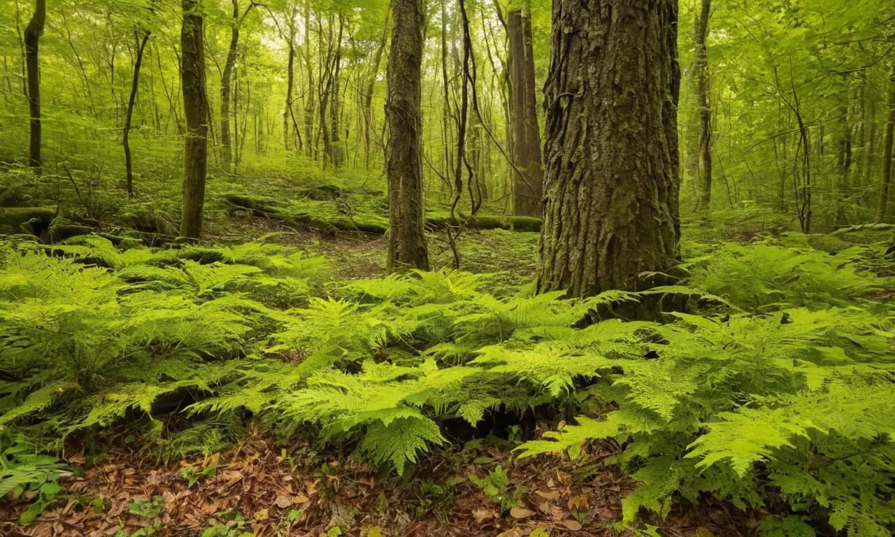 Un bosque tenso, un animal asustado