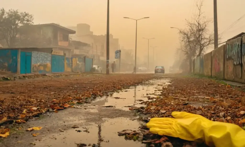 Contaminación y esperanza en un entorno urbano