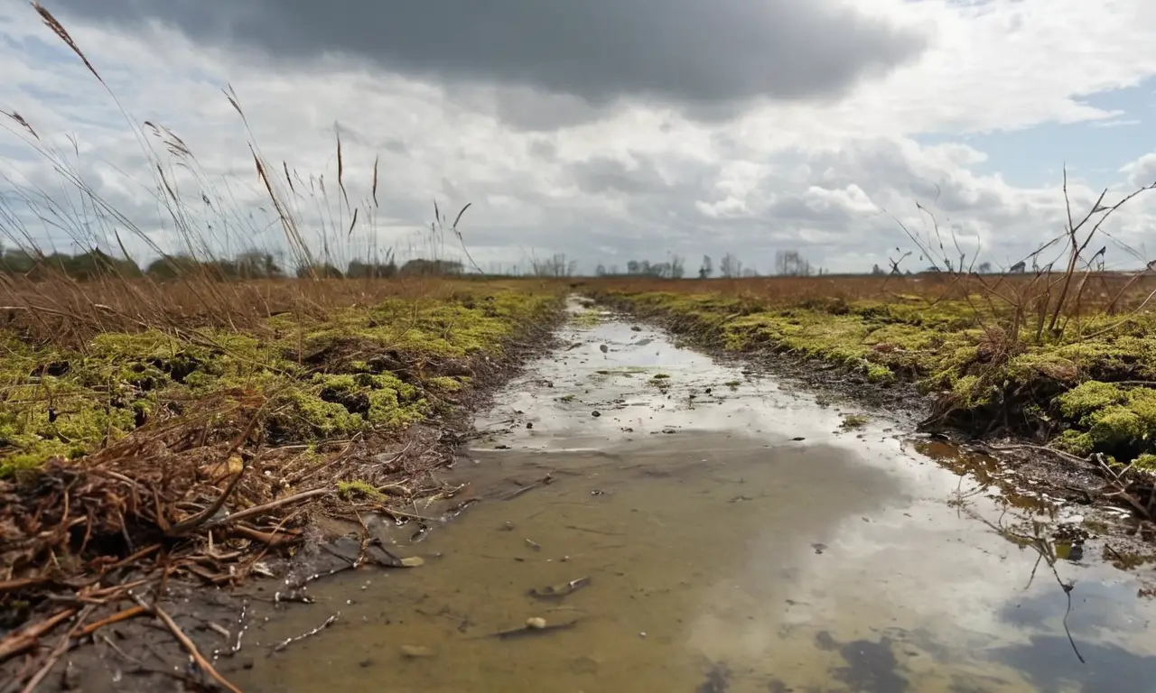 Contaminación ambiental evidente y degradación ecológica