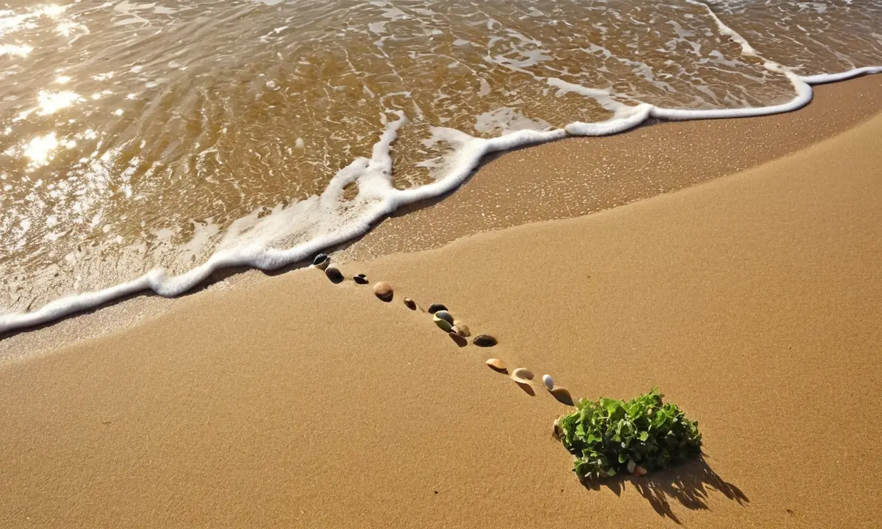 Playa hermosa, pero con contaminación evidente