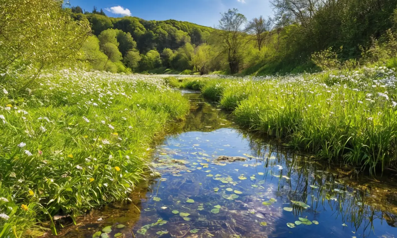 Belleza natural contrastada por la contaminación humana