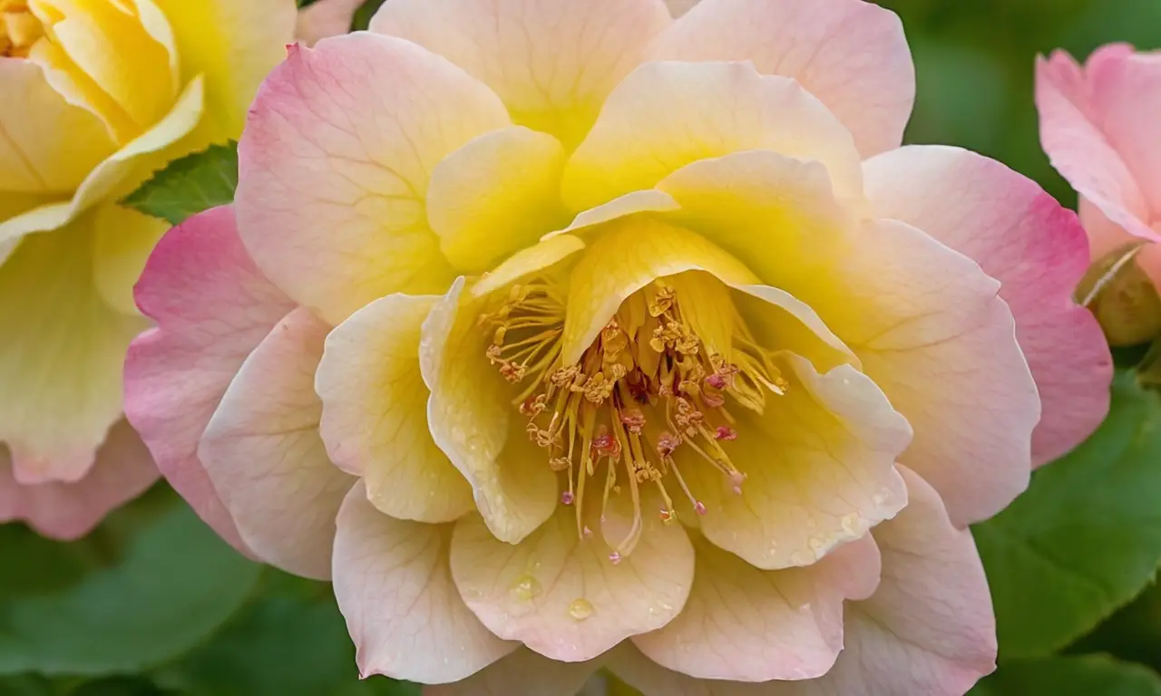 Rosa vibrante con pétalos delicados y luz