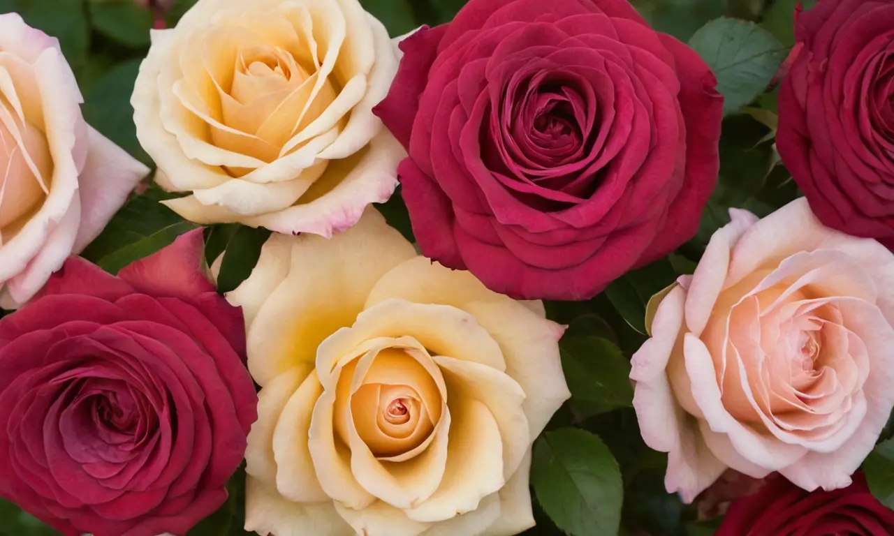 Rosas vibrantes celebran la belleza y diversidad