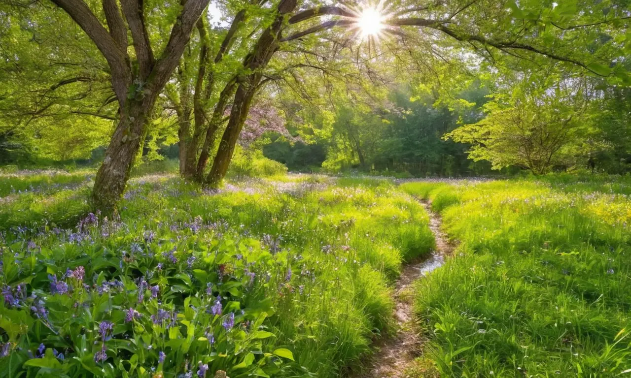 Un hermoso picnic en un vibrante paisaje