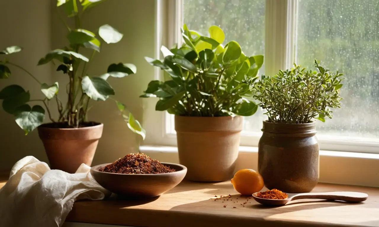 Cocina luminosa y sostenible con elementos naturales