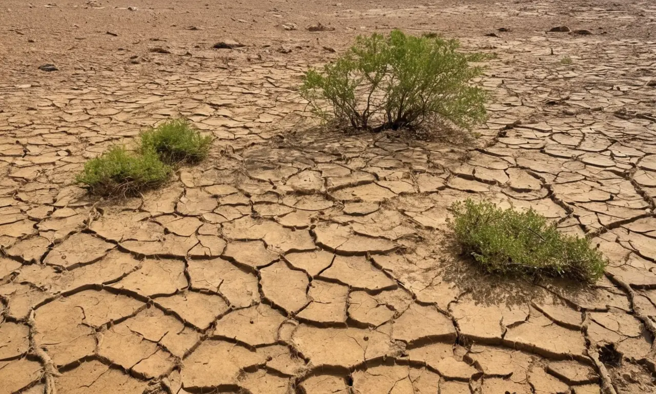 Un paisaje árido y desolador