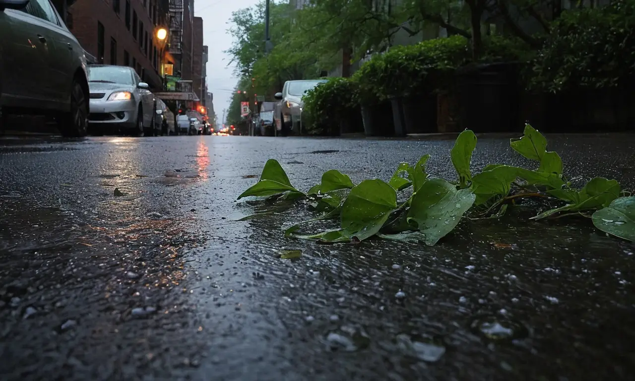 Tormenta intensa revela la belleza caótica