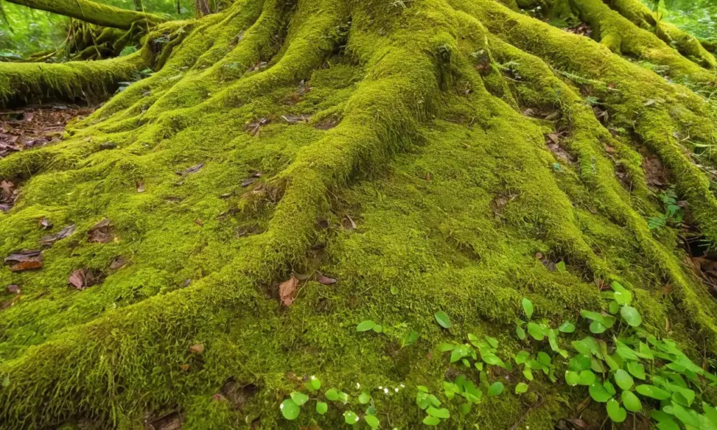 Bosque vibrante y armonioso en perfecta naturaleza