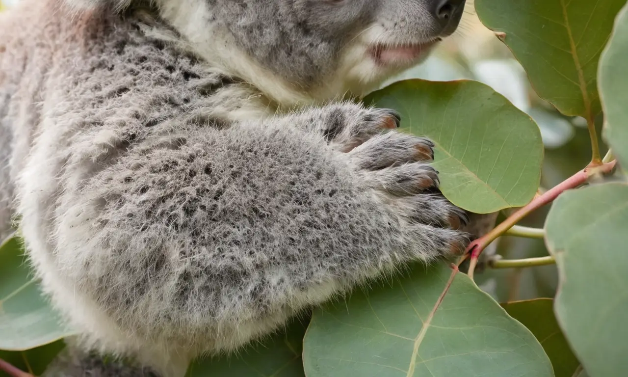 Garra de koala en su hábitat natural