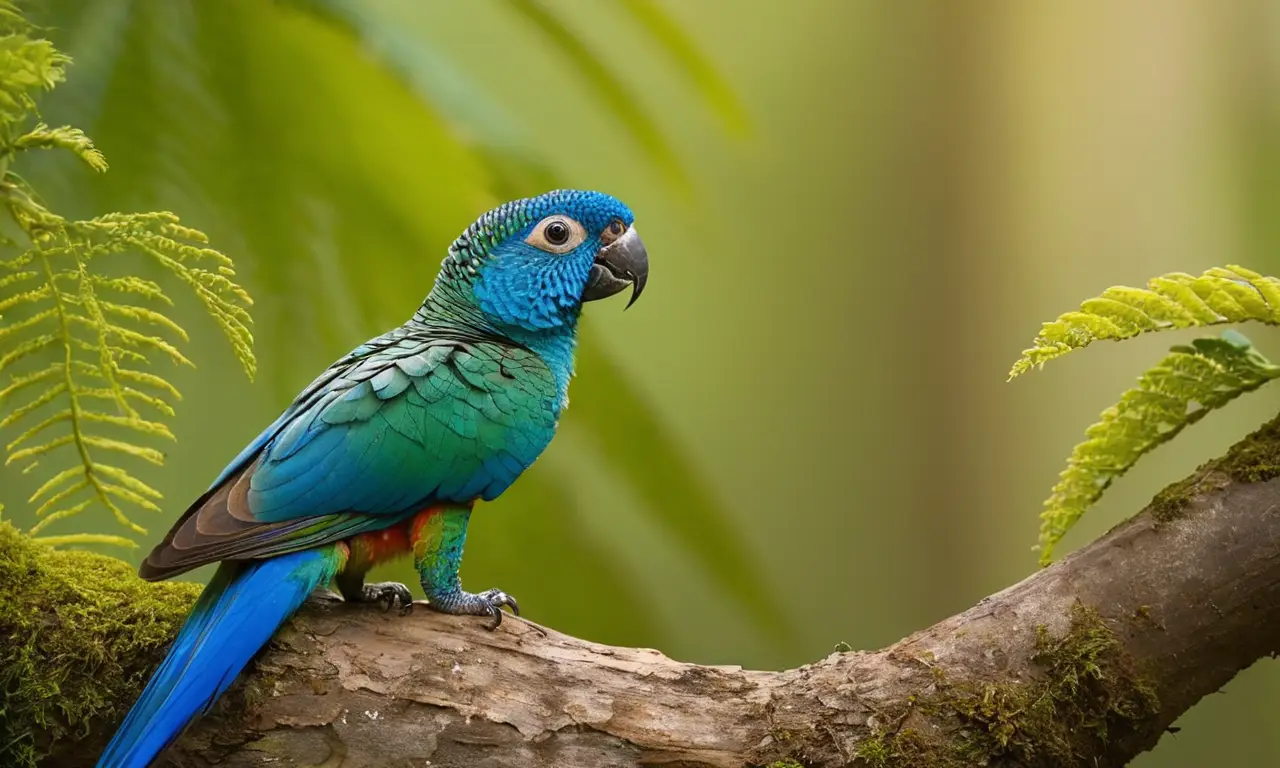 Selva vibrante con fauna y flora exuberante