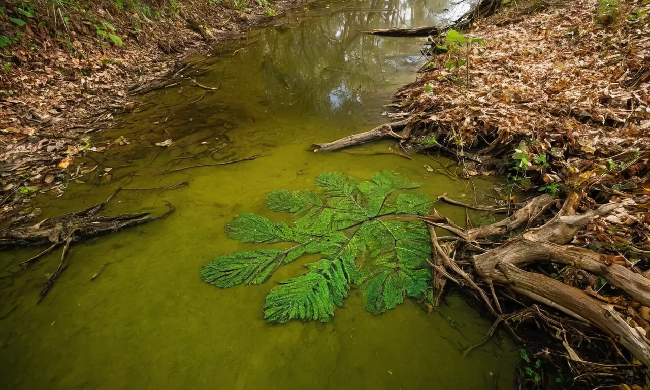 Río contaminado y deteriorado, vida escasa