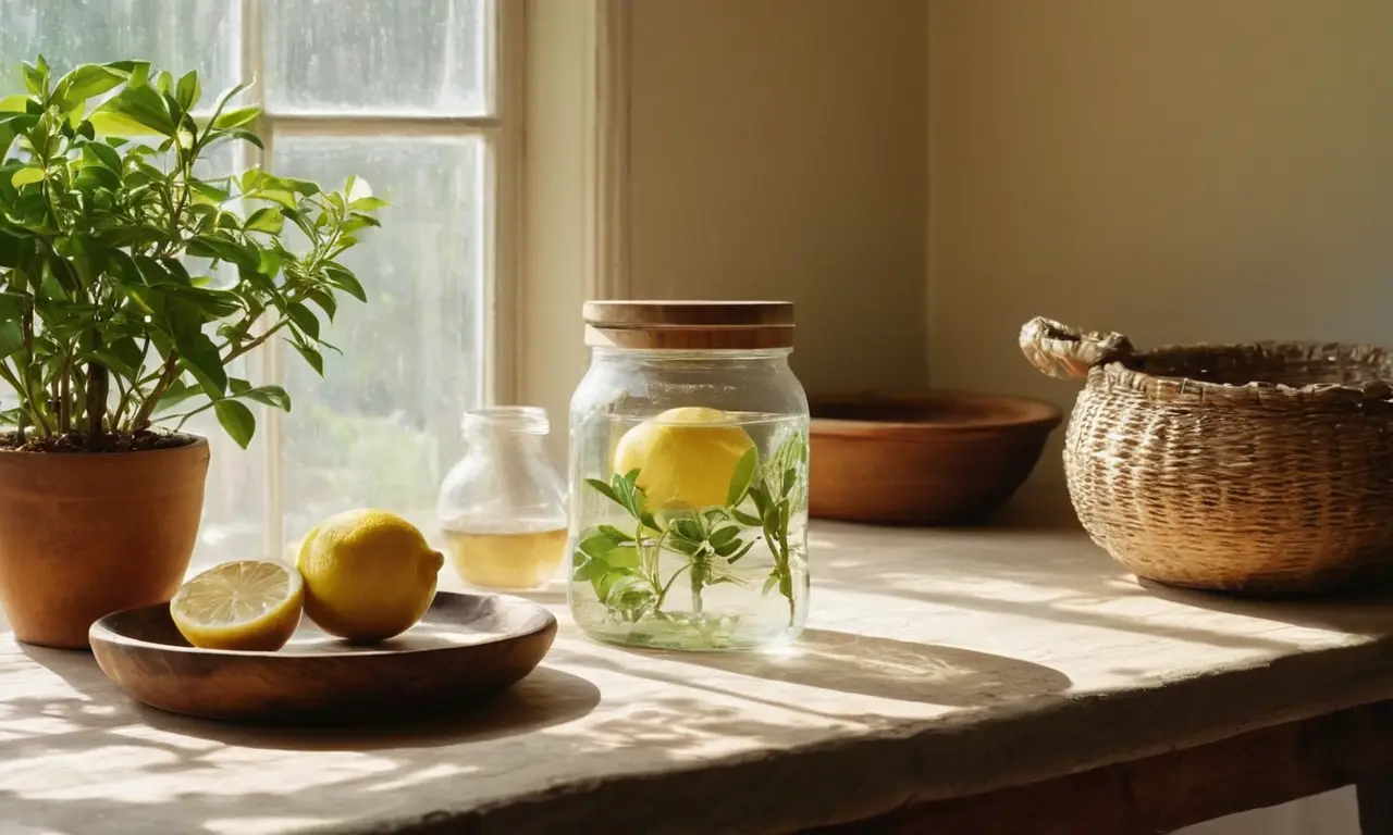 Cocina iluminada y natural, detalles armoniosos
