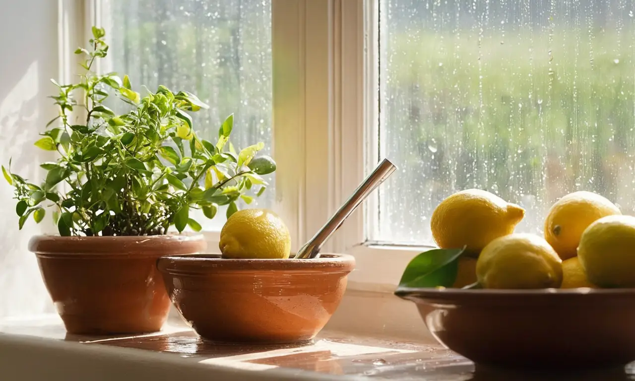 Cocina iluminada, fresca y acogedora
