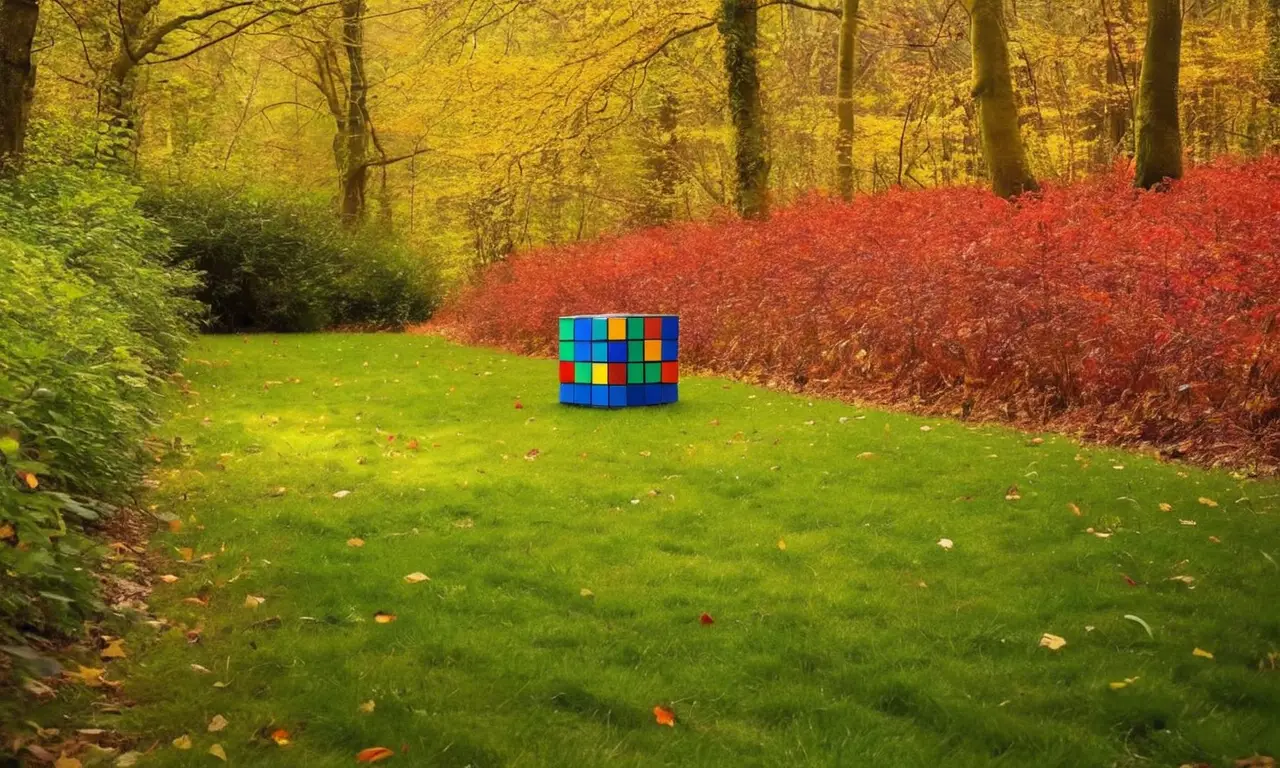 Disfraz de Cubo Rubik colorido y divertido