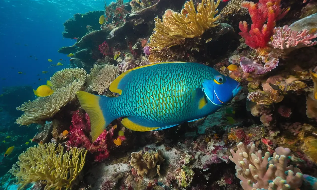 Arrecife coralino vibrante lleno de vida