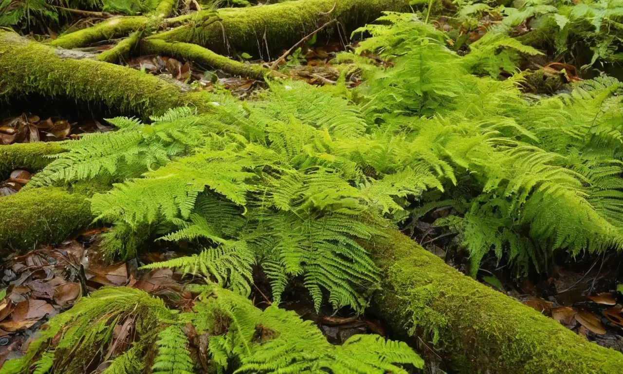 Naturaleza vibrante y biodiverse en serenidad