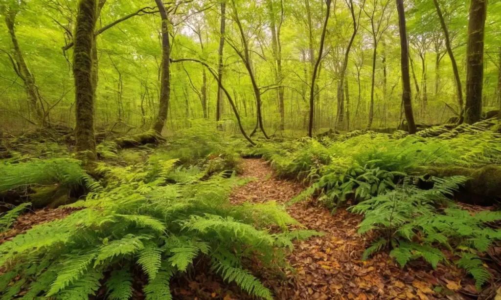 Un bosque vibrante de vida y serenidad