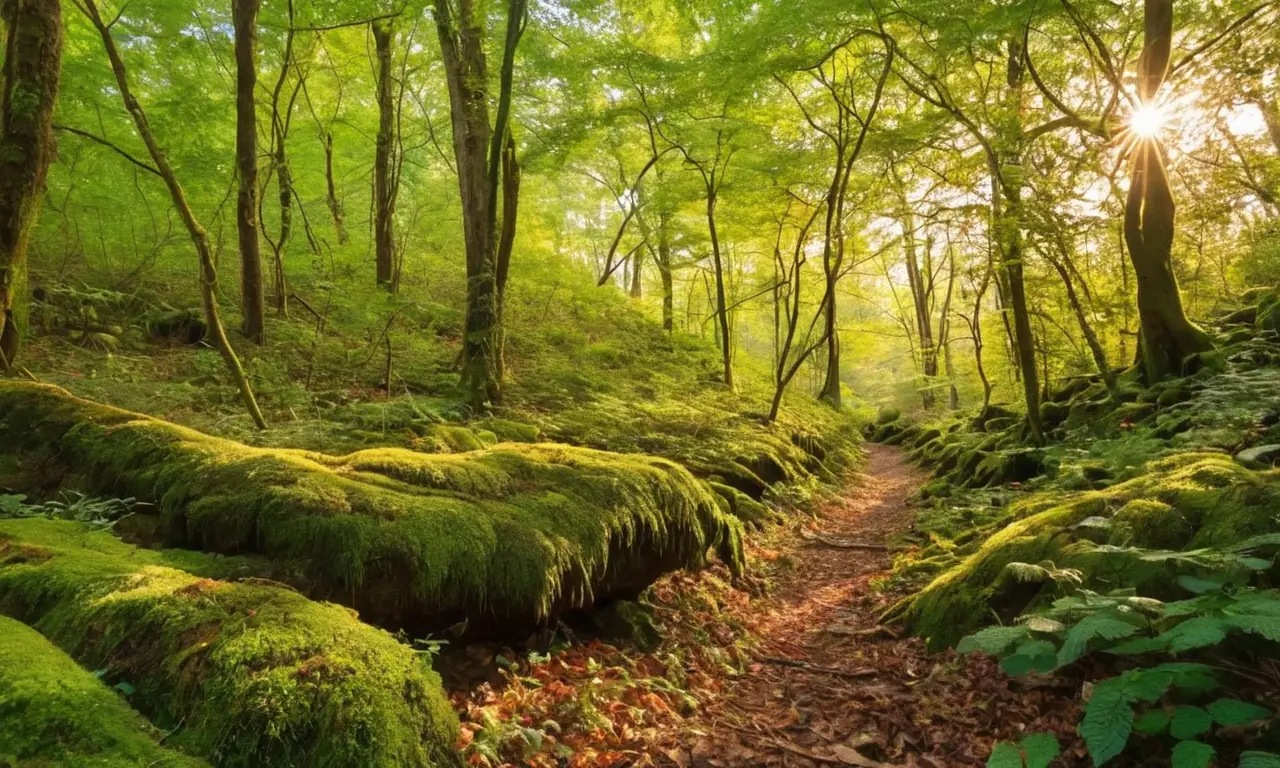 Bosque vibrante, biodiversidad y serenidad presentes