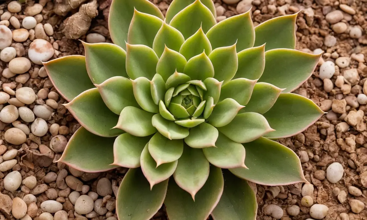 Rosetas suculentas con textura suave y contrastes