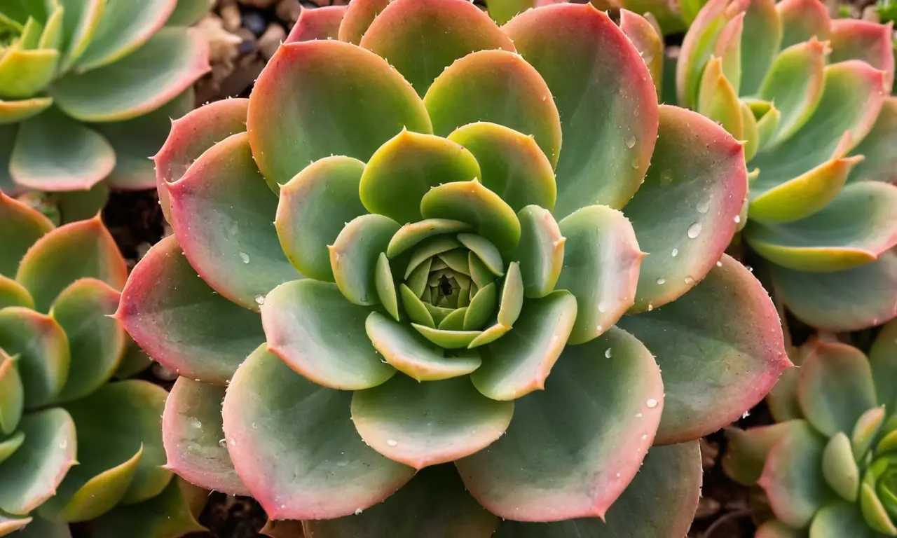 Echeverria secunda: belleza natural y armoniosa