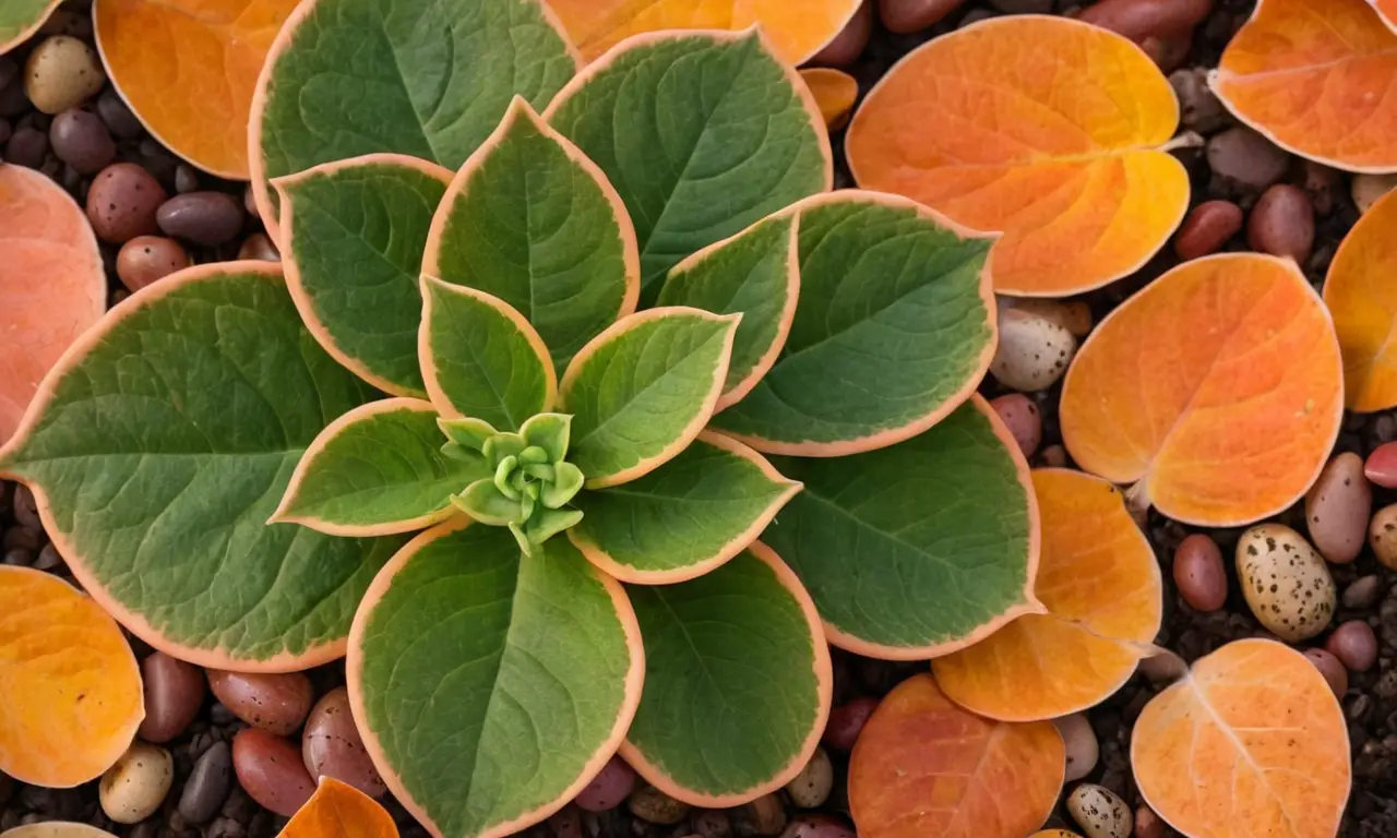 Rosetas verdes con matices y textura suave