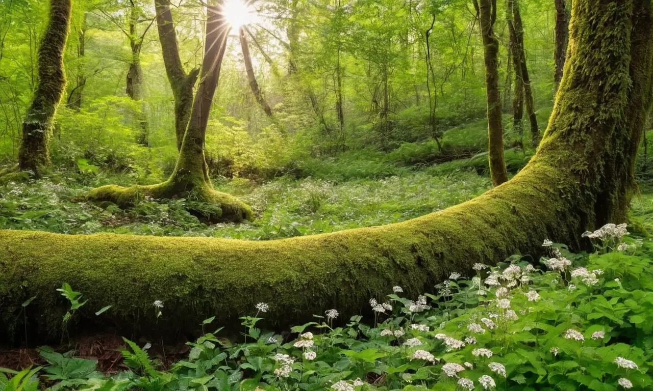 Naturaleza vibrante y conexión humana armónica