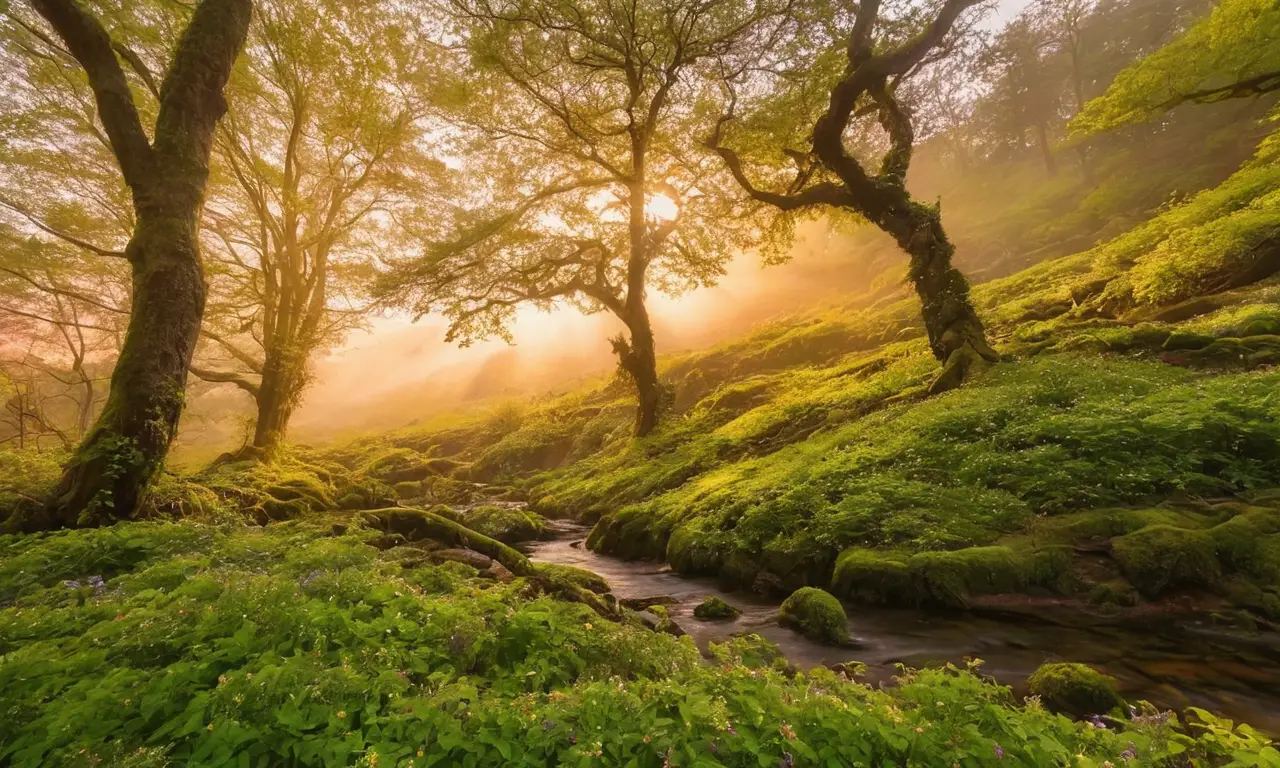 Naturaleza vibrante y diversa en armonía