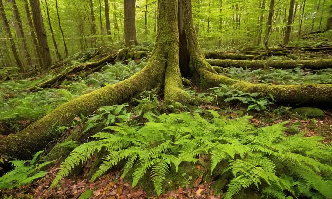 Un bosque vibrante y lleno de vida