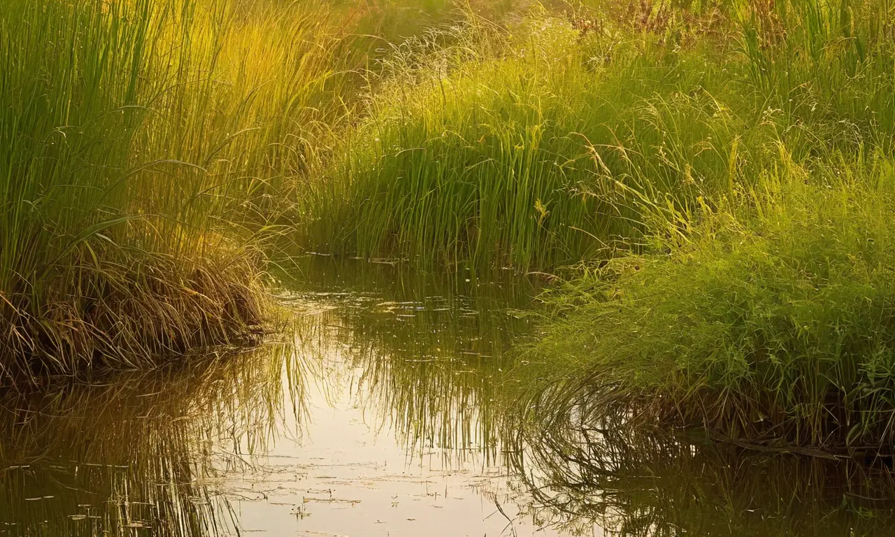 Naturaleza vibrante y armónica en calma