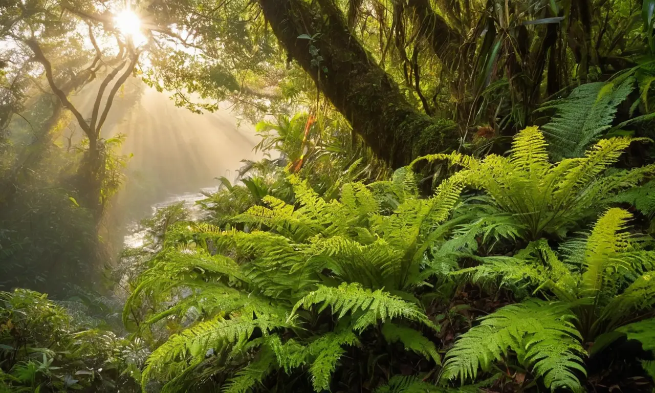 Selva rica en colores y vida