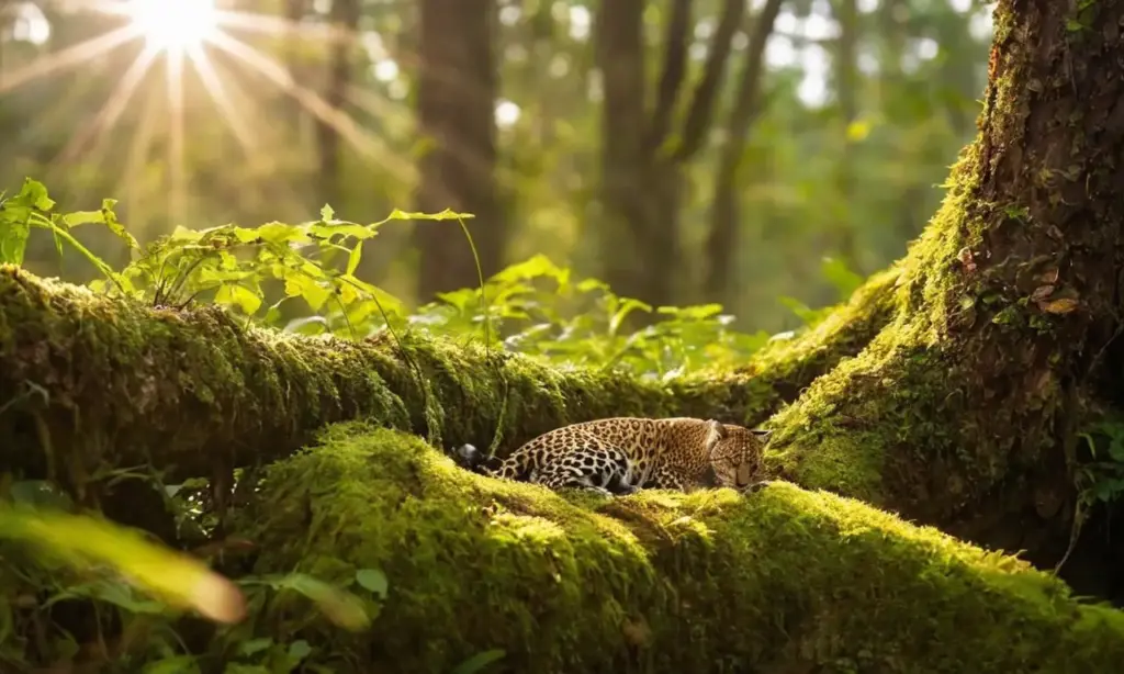 Un bosque vibrante