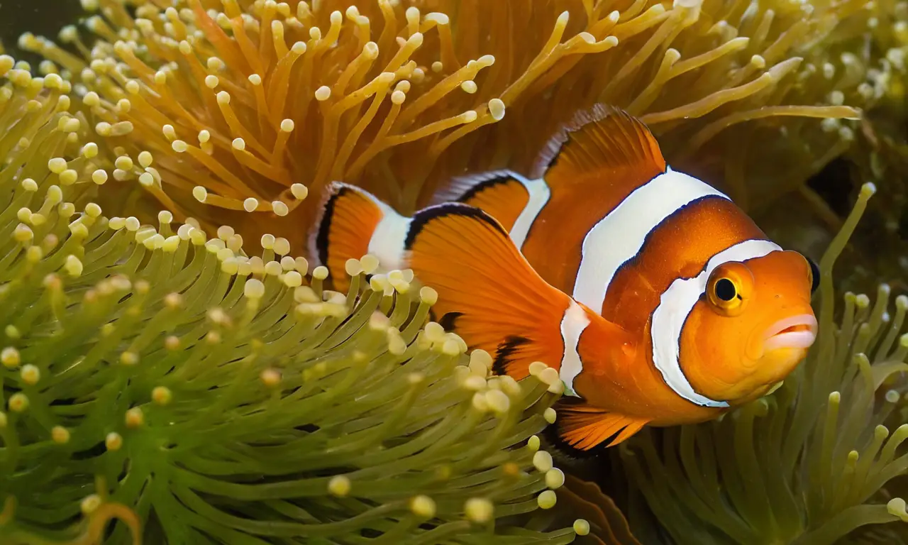 Un colorido arrecife en una selva mágica