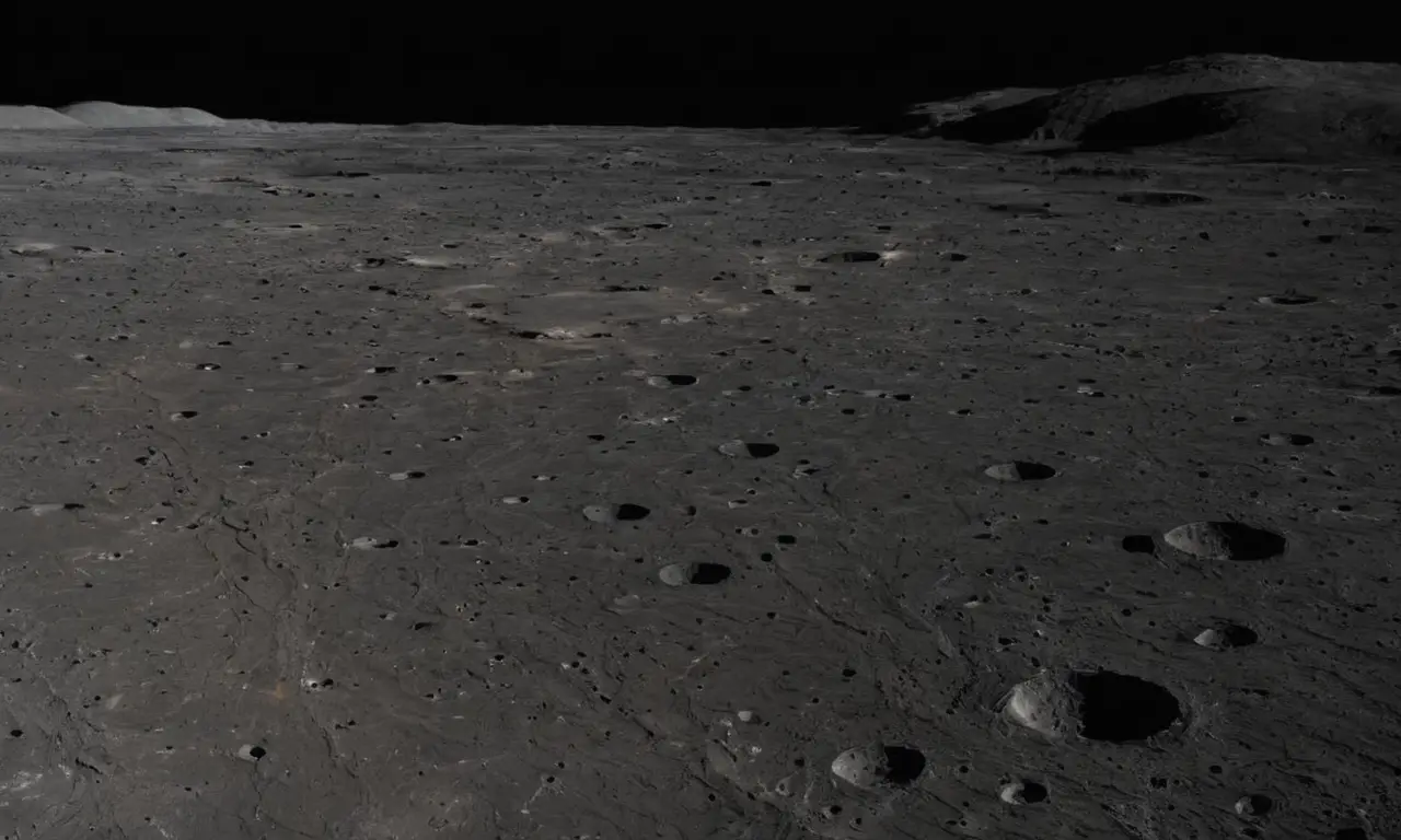 Mercurio destaca en un vasto espacio oscuro