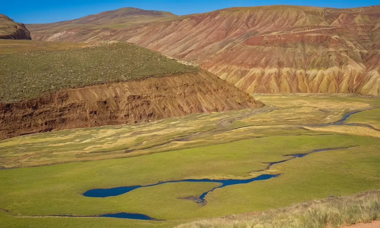 Paisaje rugoso modelado por la erosión