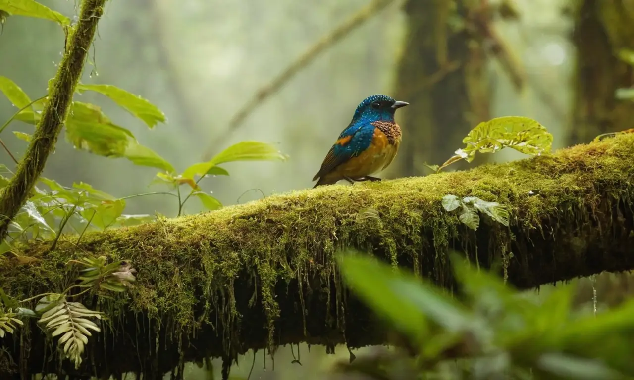 Biodiversidad en un serenamente vibrante ecosistema
